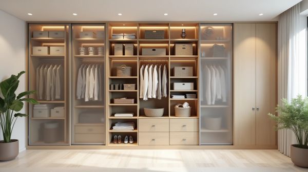 Le dressing sur mesure, ou comment transformer un couloir perdu en rangement