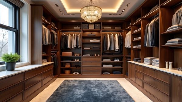 Le dressing sur mesure, ou comment transformer un couloir perdu en rangement