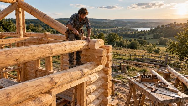 Tout savoir sur la construction de maisons en rondins de bois